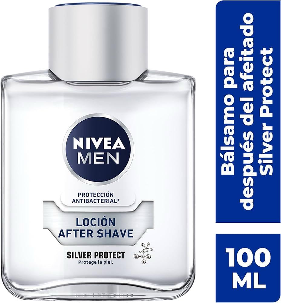 Loción-Antibacterial con Iones de Plata Después Afeitado con Manzanilla y Pro Vitamina B5
