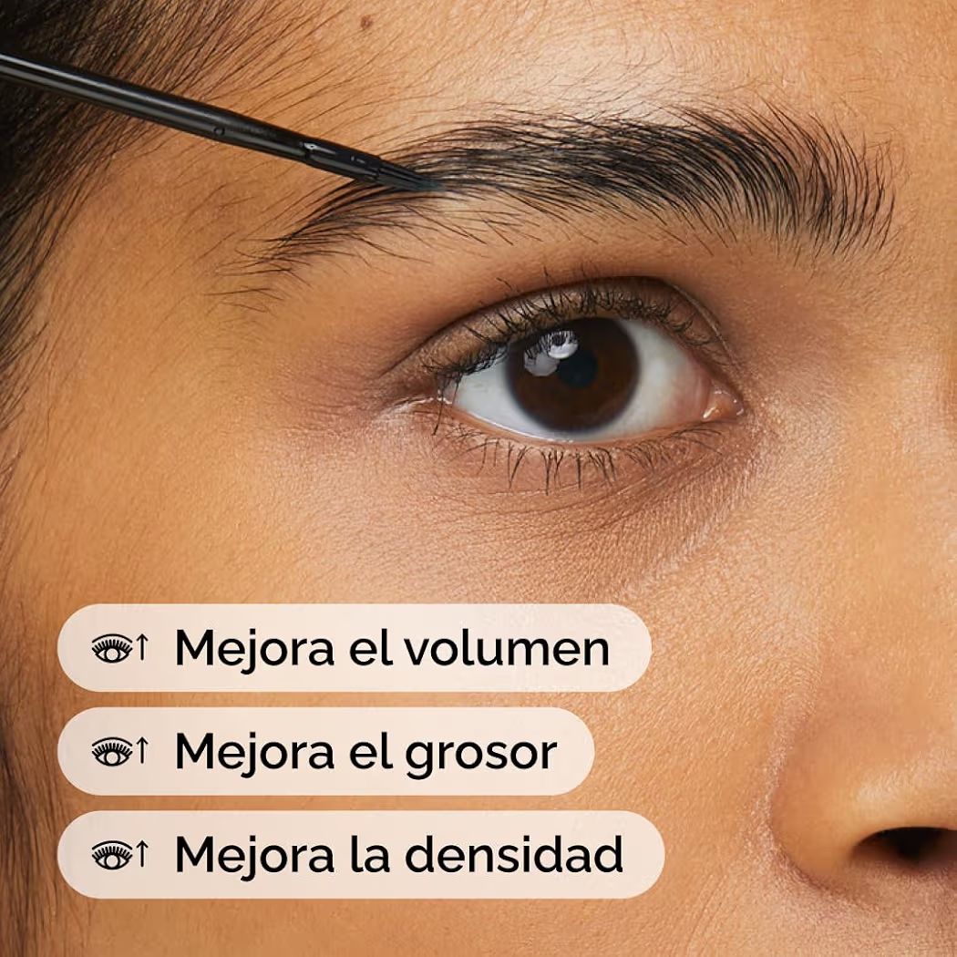 Suero para Pestañas y Cejas Fórmula con péptidos para más gruesor y con más densidad,