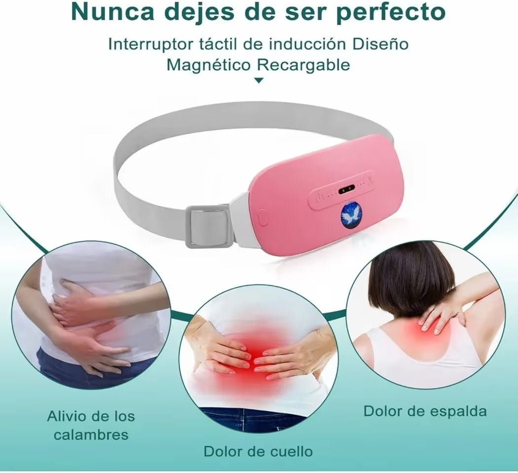 Almohadilla térmica menstrual recargable, Ideal para aliviar el dolor de vientre de mujeres y niñas