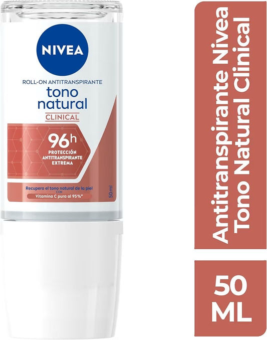 Desodorante Aclarante Tono Natural-96 horas de Protección Antitranspirante para mujer en Roll