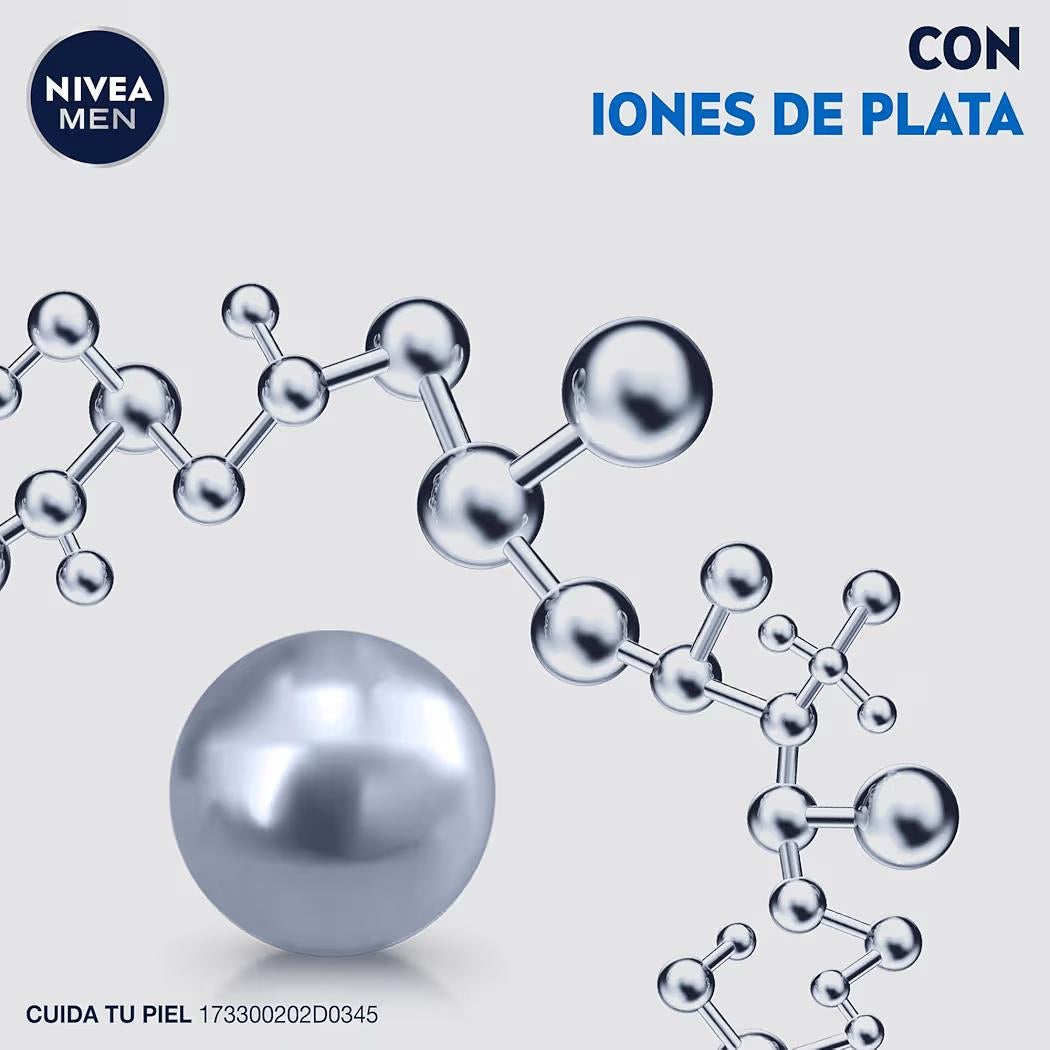 Loción-Antibacterial con Iones de Plata Después Afeitado con Manzanilla y Pro Vitamina B5