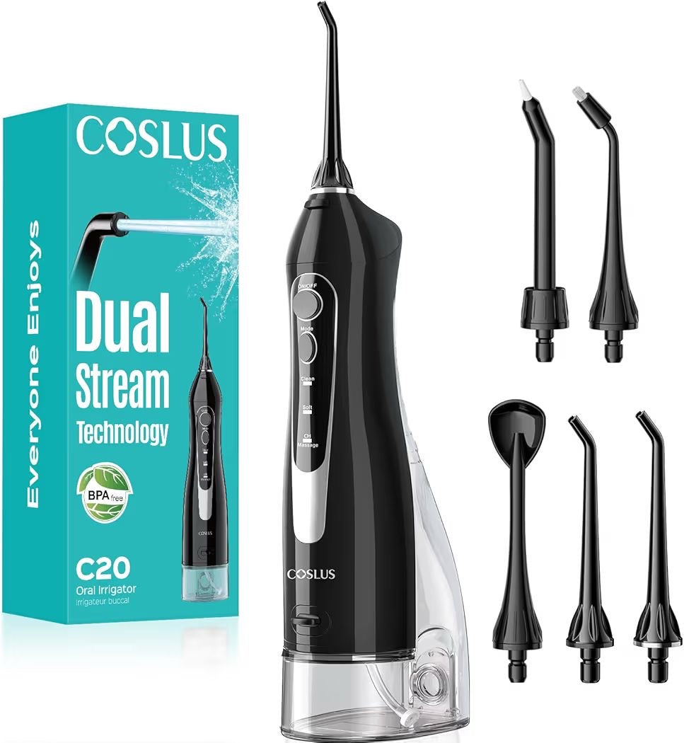 irrigador bucal: ideal para ortodoncia, brackets y encías sensibles, portátil para viajes