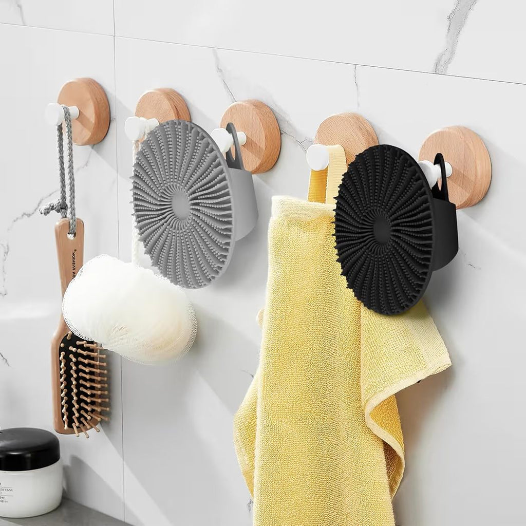 Esponja Corporal de Silicona para Baño,Esponja para Cuerpo 2 en 1, Exfoliante Corporal Ducha Fácil Limpieza y Duradero