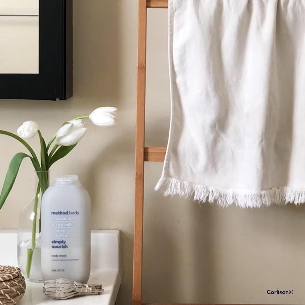 Gel de Baño (Todo el Cuerpo)para Hombres Corporal, Simply Nourish, sin parabenos ni Sulfatos, 18 oz