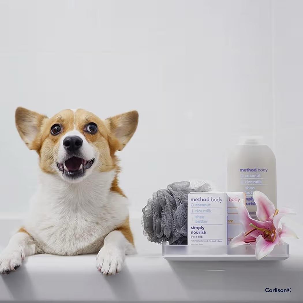 Gel de Baño (Todo el Cuerpo)para Hombres Corporal, Simply Nourish, sin parabenos ni Sulfatos, 18 oz