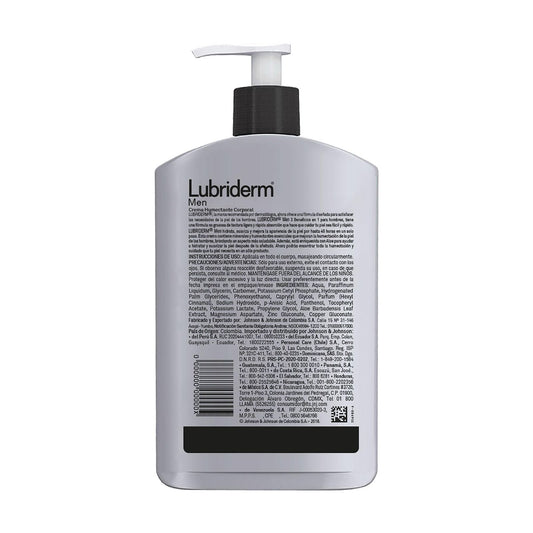 Lubriderm Men 3 en 1 Crema corporal 400ml-2 PACK