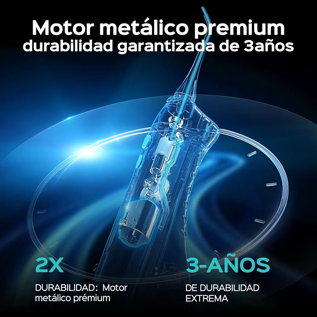 irrigador bucal: ideal para ortodoncia, brackets y encías sensibles, portátil para viajes