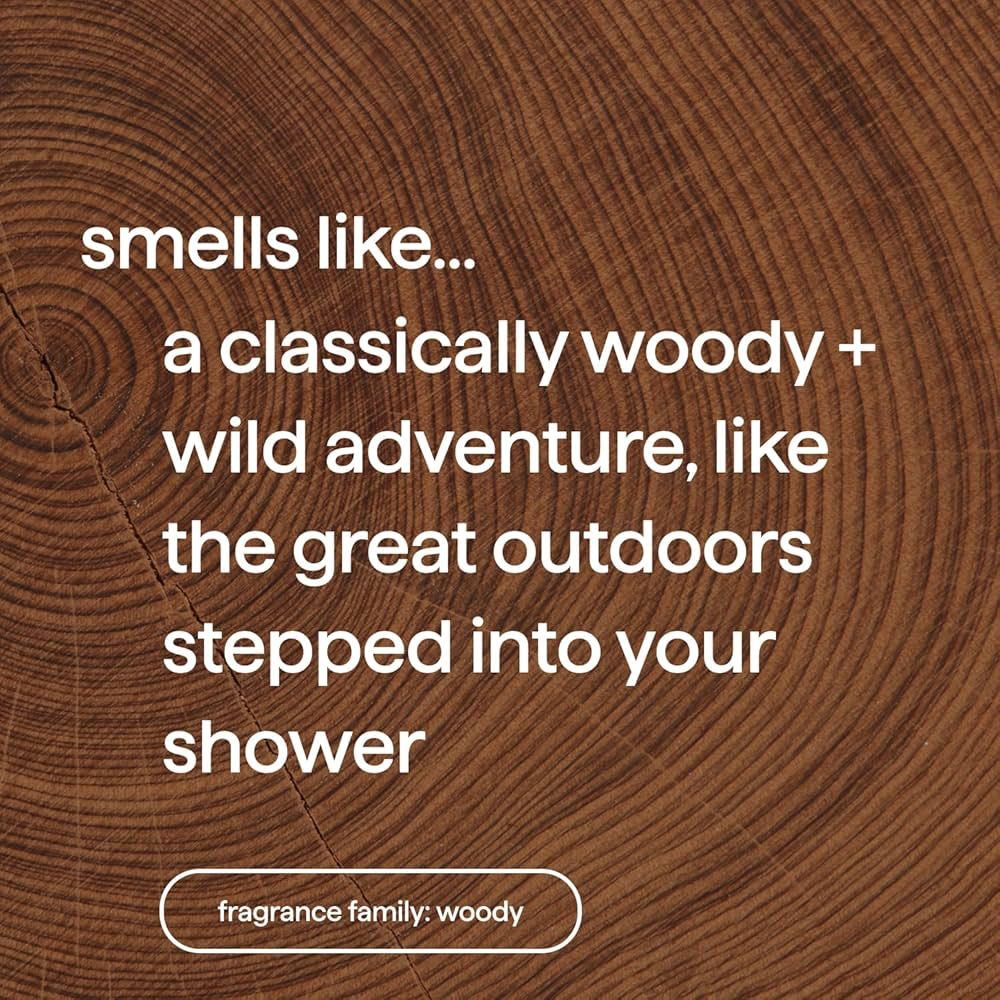 Gel de Baño (Todo el Cuerpo) para Hombres Corporal con cedro + ciprés, sin parabenos ni sulfatos