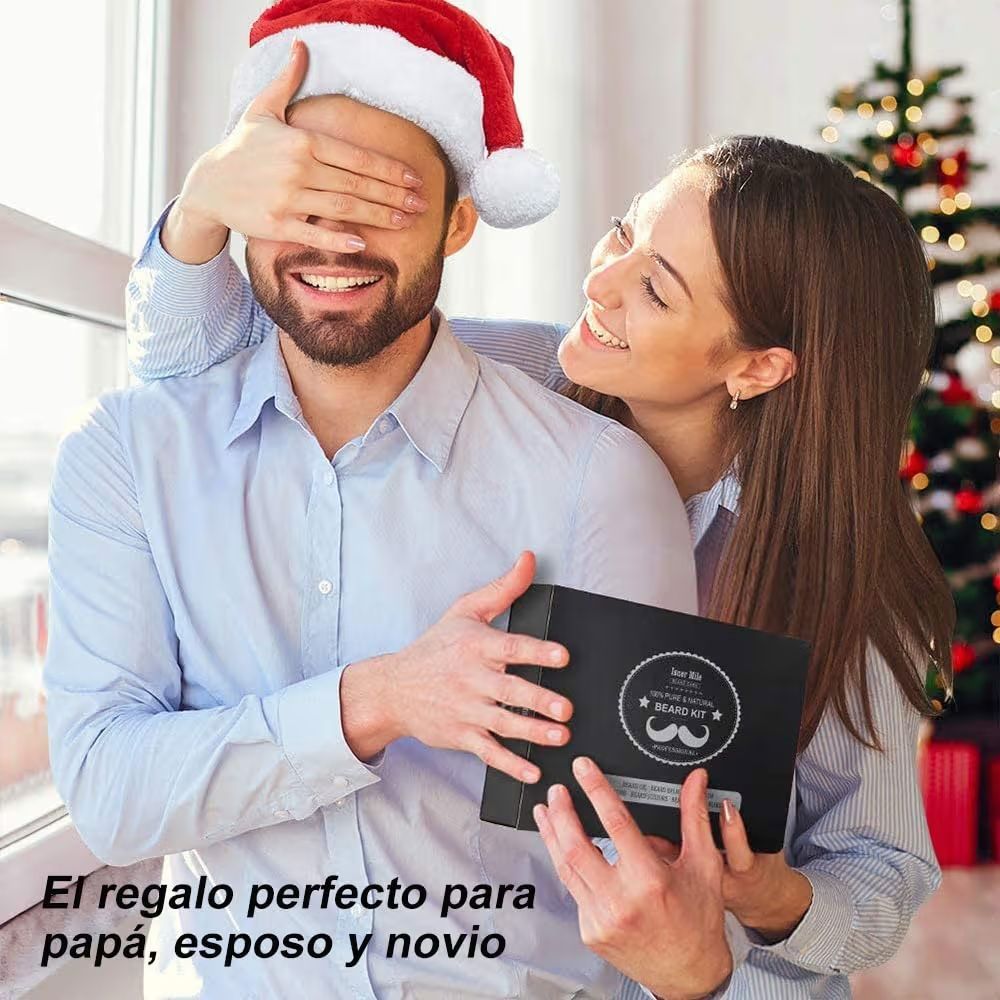 Cuidado de Barba kit Equipado Mejor Regalo Perfecto Originales para Hombre o Papa