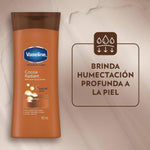 VASELINE Crema Corporal, Piel Con Aspecto Saludable y Radiante, 100 ml, Cocoa Radiant