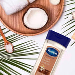 Vaseline - Aceite Corporal en Gel Cocoa Radiant (200 ml), Hidratación Profunda con Brillo Natural, Enriquecido con Cacao Puro