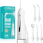 irrigador bucal profesional: ideal para ortodoncia, brackets y encías sensibles, portátil recargable para viajes rutina familiar