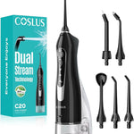 irrigador bucal profesional: ideal para ortodoncia, brackets y encías sensibles, portátil recargable para viajes rutina familiar