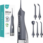 irrigador bucal profesional: ideal para ortodoncia, brackets y encías sensibles, portátil recargable para viajes rutina familiar