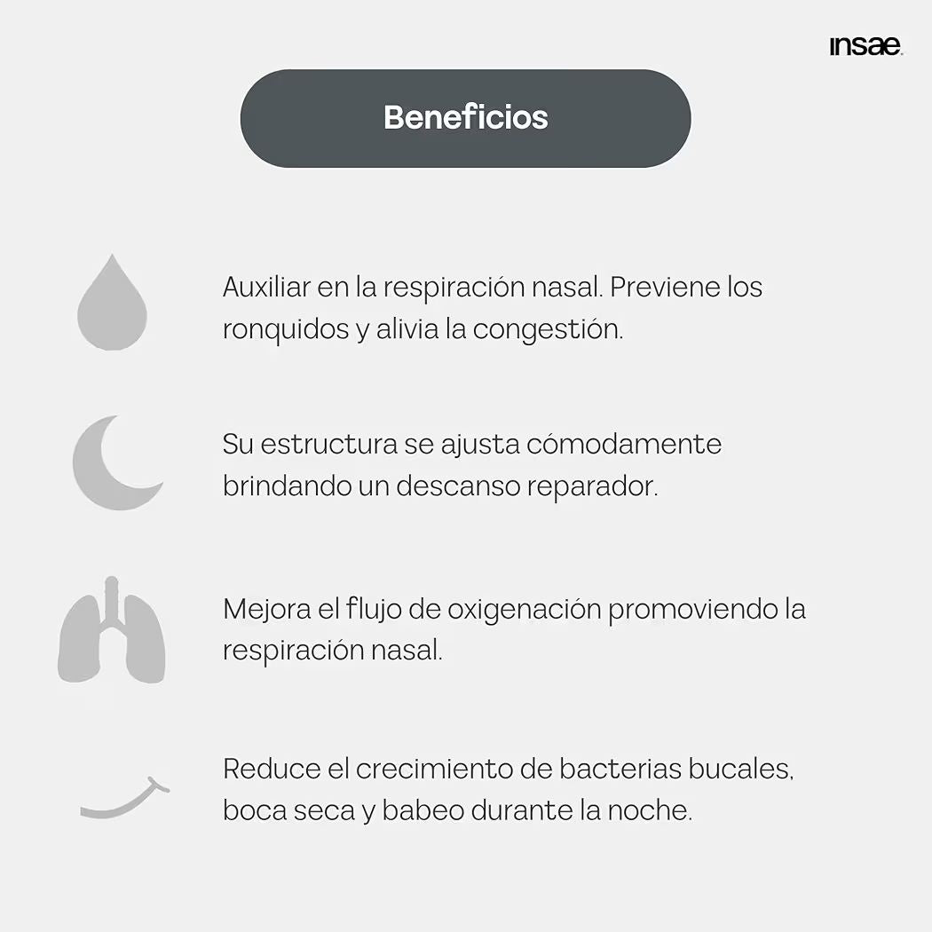 Tiras Bucales Antirronquidos - Cinta bucal para dormir - Reduce la sequedad bucal - Ayudan con la Respiración y Ronquidos - Mejora la Oxigenación - Ideales para dormir y descansar mejor - Uso deportivo