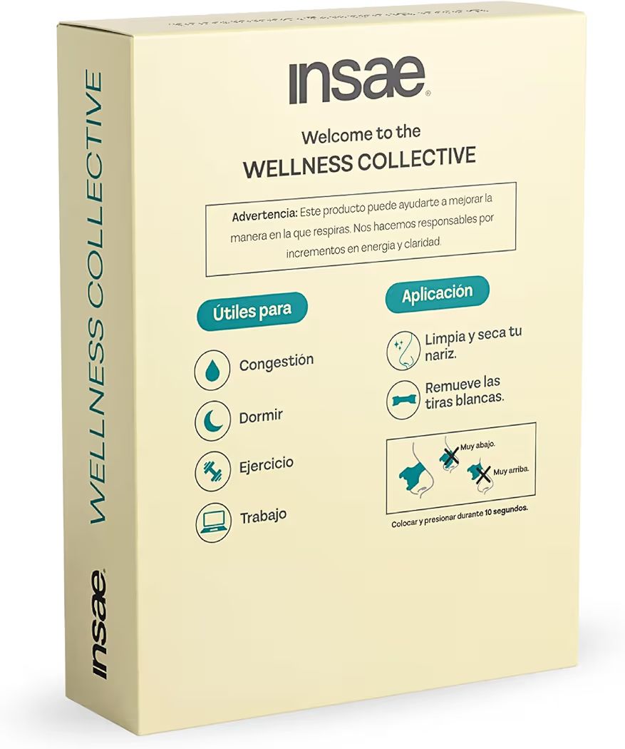 Tiras Nasales Antirronquidos - Alivio Instantáneo de Congestión Nasal - Ayudan con la Respiración y Ronquidos - Mejora la Oxigenación - Uso deportivo