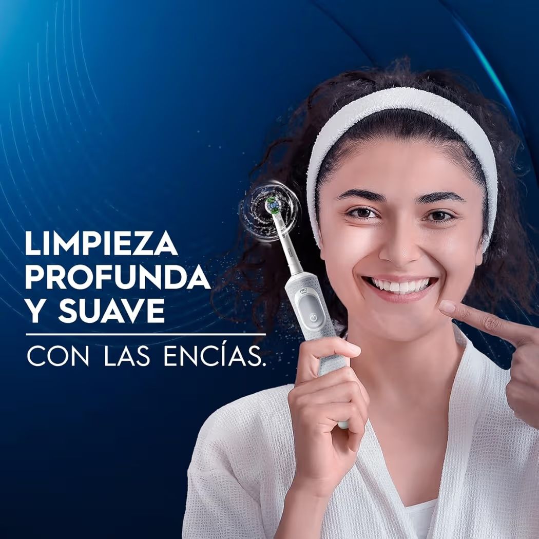 Oral-B Cepillo Eléctrico PRO Series 1, 100% Más Remoción de Placa