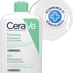 CeraVe Gel Limpiador Espumoso Diario para Piel Mixta, Grasa o con Acné 473ml