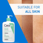 CeraVe Gel Limpiador Espumoso Diario para Piel Mixta, Grasa o con Acné 473ml