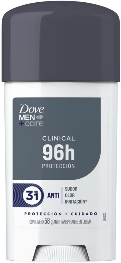 Desodorante en Crema con 1/4 de Tecnología Humectante Para Hombre y 96 h de protección contra el sudor y control de olor