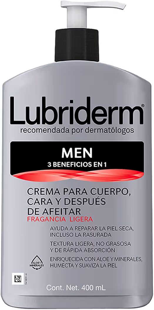 LUBRIDERM Crema Corporal Men Sin fragancia 400 ml
Opción