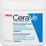 CeraVe Crema Hidratante Diaria de Rostro y Cuerpo para Piel Seca 454gr