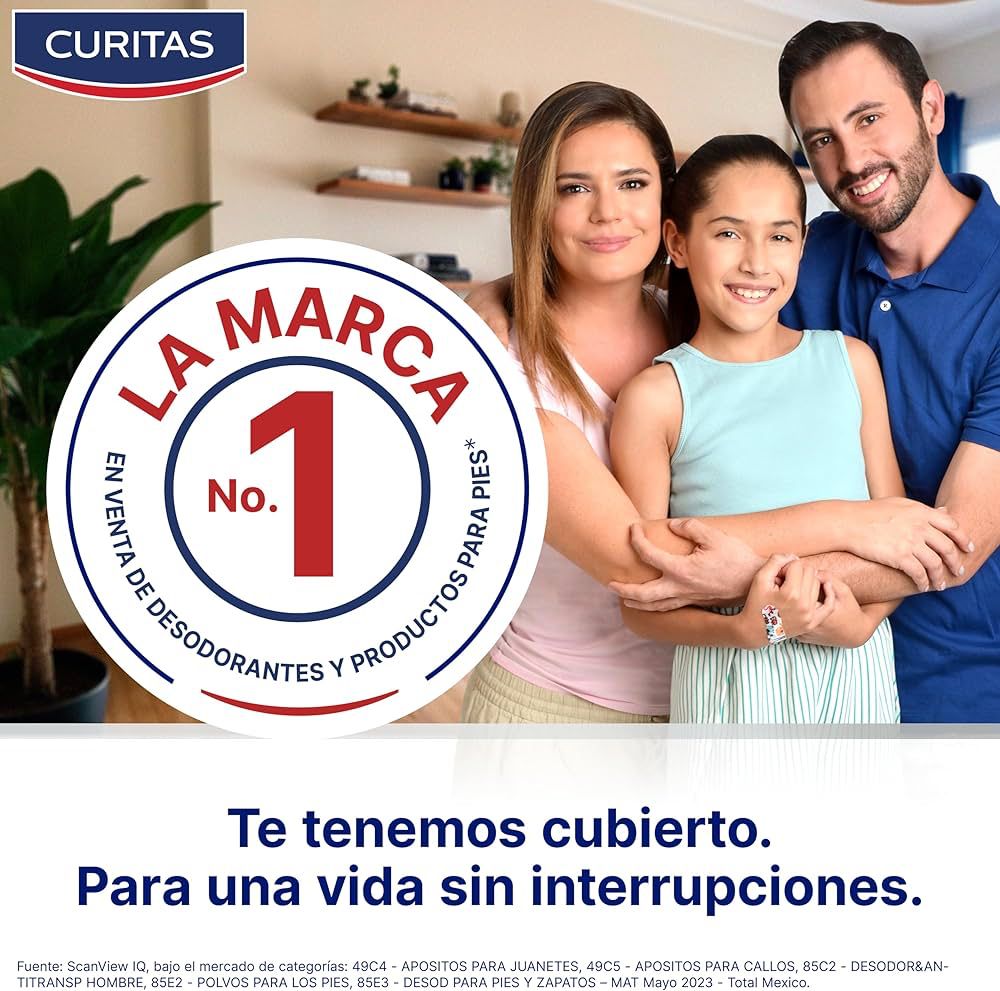 Curitas Desodorante para pies en Spray Fresh Active 2 en 1 DEO, con Octenidina que protege tus pies contra el mal olor por hasta 48 horas, 150 ml