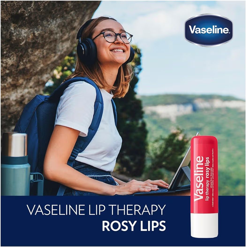 Vaseline - Barra De Terapia Labial Rosy Lips 4,8 G