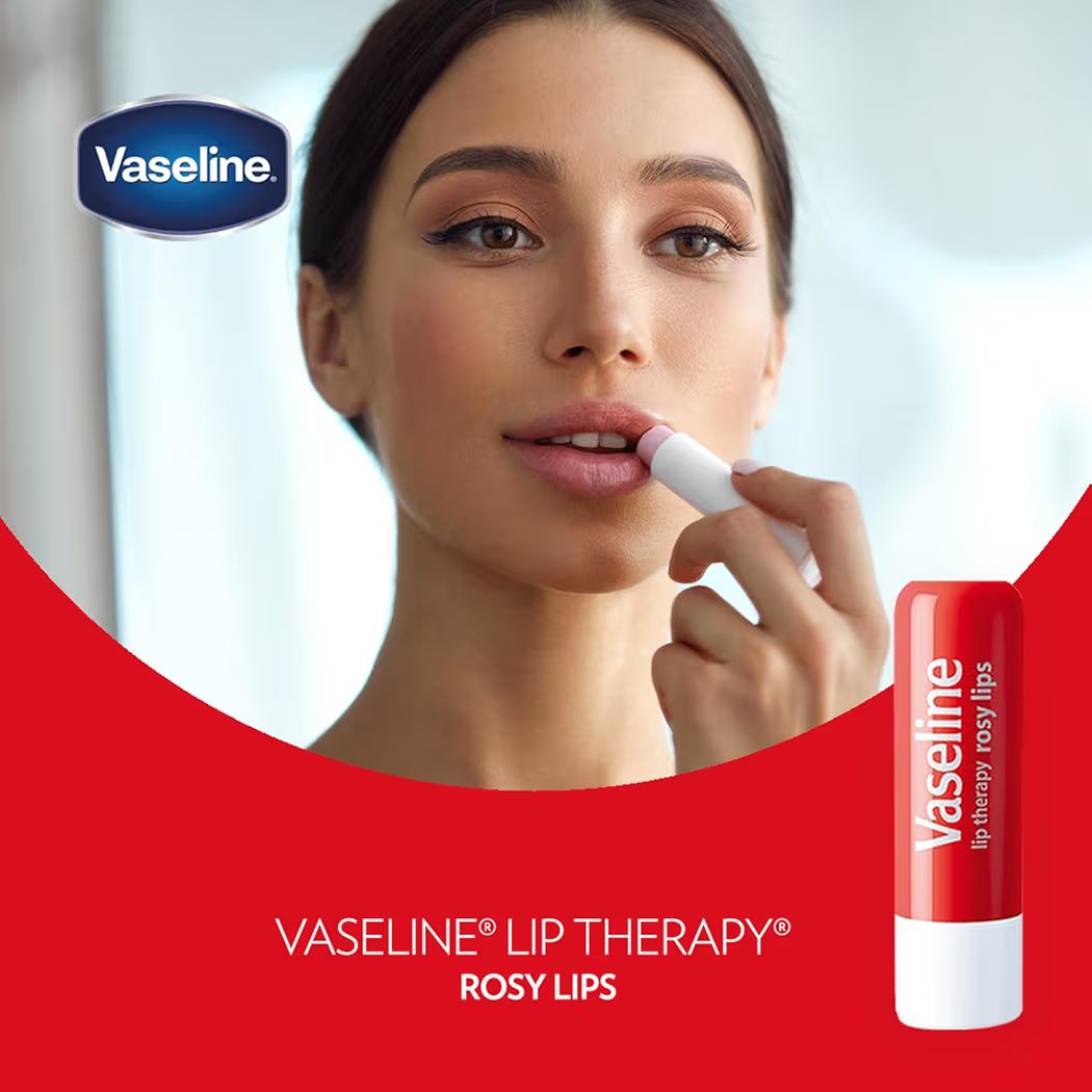 Vaseline - Barra De Terapia Labial Rosy Lips 4,8 G