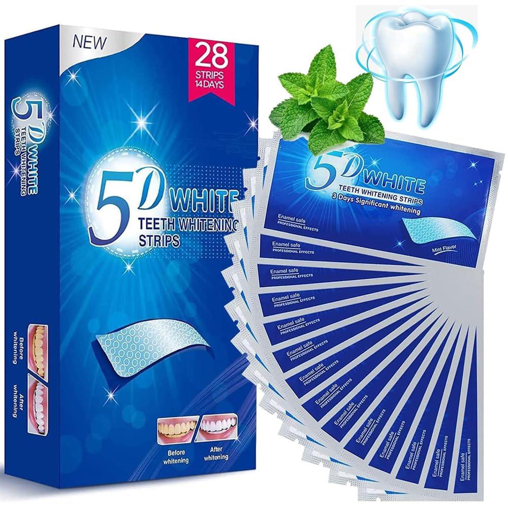 Tiras Blanqueadoras Dientes, Eficaces Para Limpiar Los Dientes