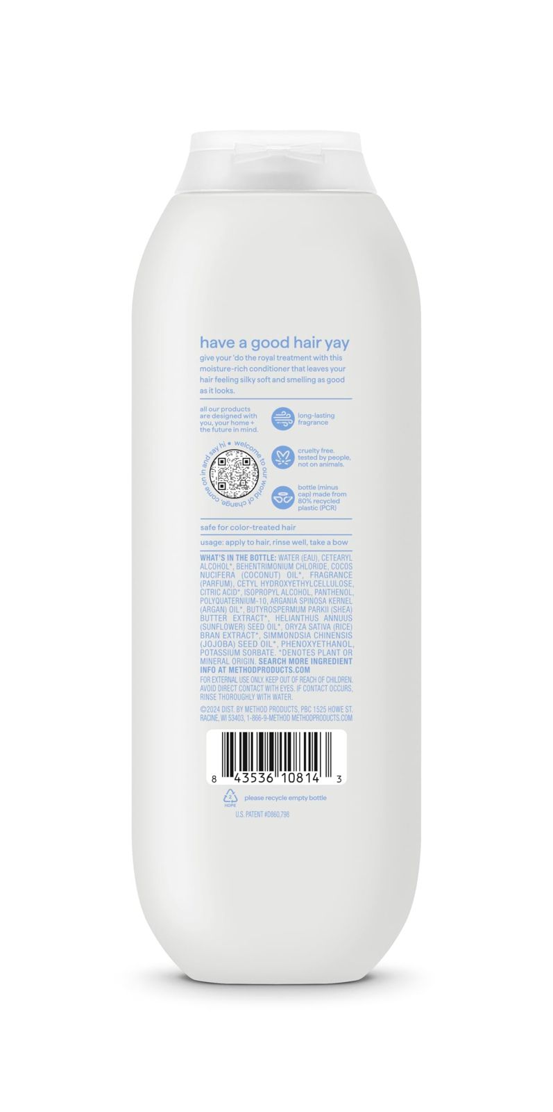 Shampoo - Conditioned_ Coconut, and Rice Milk Scent Notes, Paraben and Sulfate Free, 13.5 oz