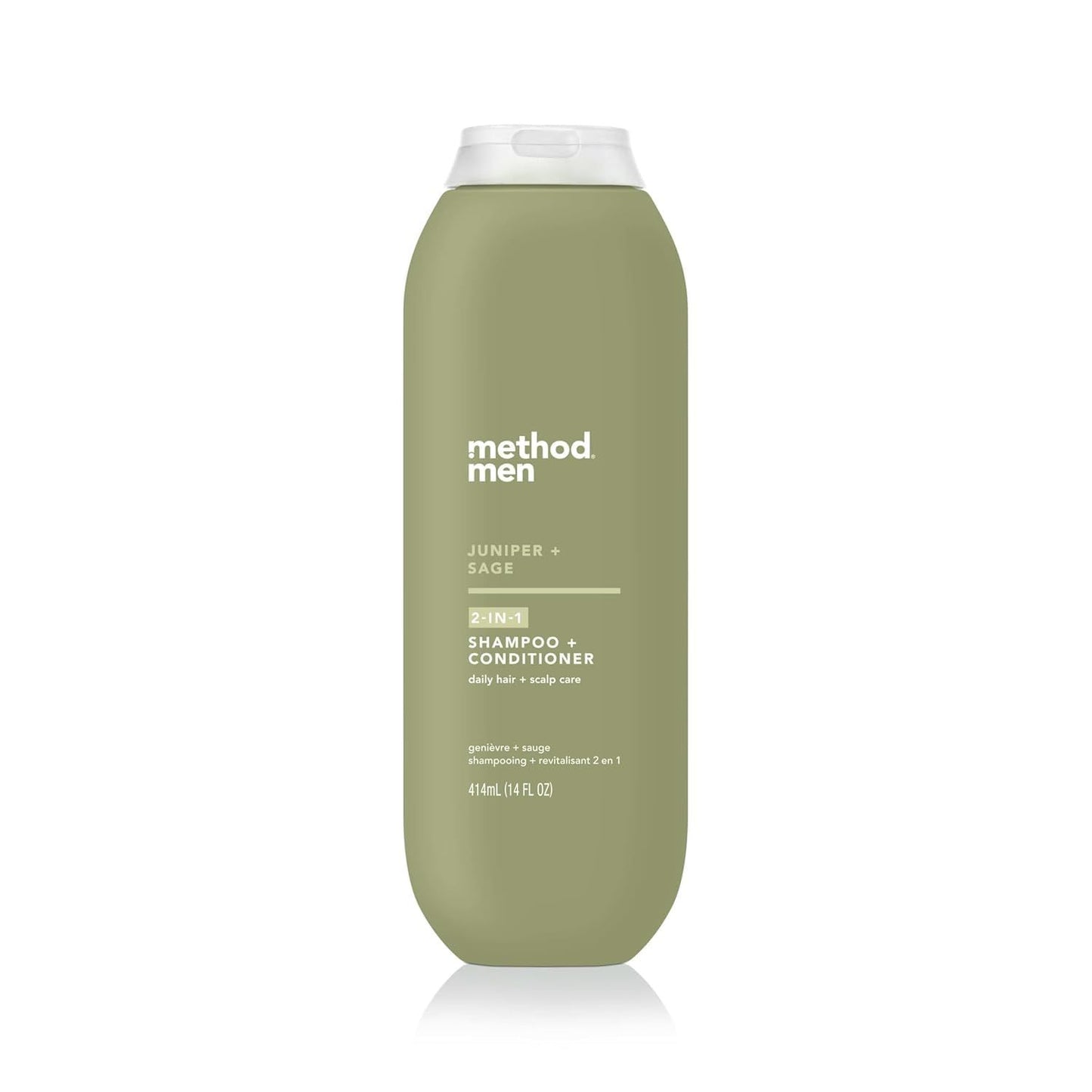 2-in-1 Shampoo - Condtioner, Juniper + Sage, 14 Oz