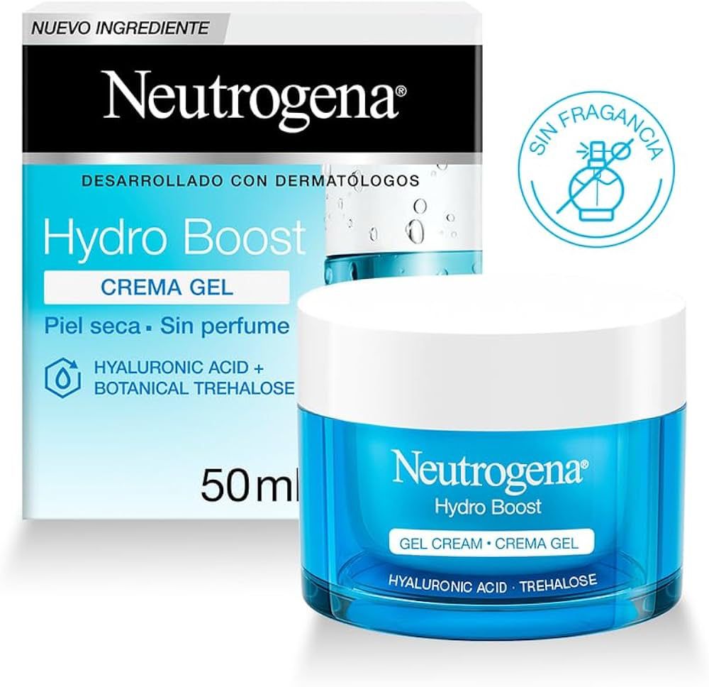Crema Hidratante Facial en Gel Hydro Boost sin fragancia Ácido Hialurónico 50 ml