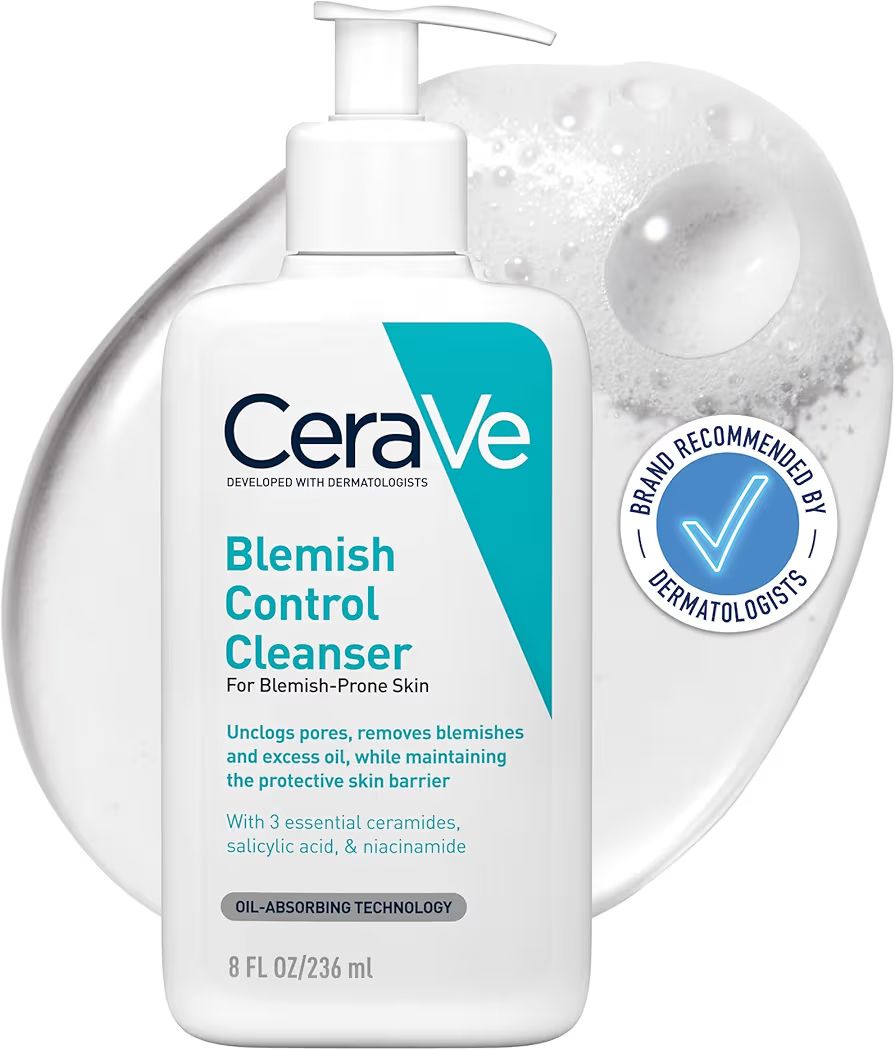 Cerave Limpiador Control Imperfecciones Piel con Tendencia al Acné 236ml | 8oz